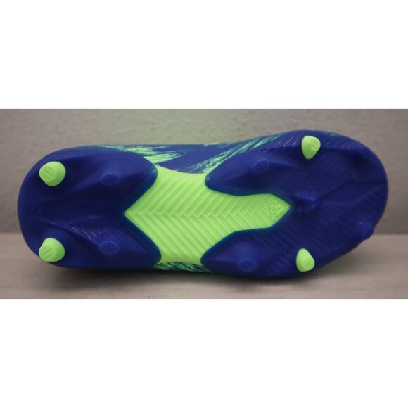 adidas FV2912 Youth Sz 10.5K Blue/Green Nemeziz 19.3 Firm Ground Soccer Cleats - Picture 7 of 13